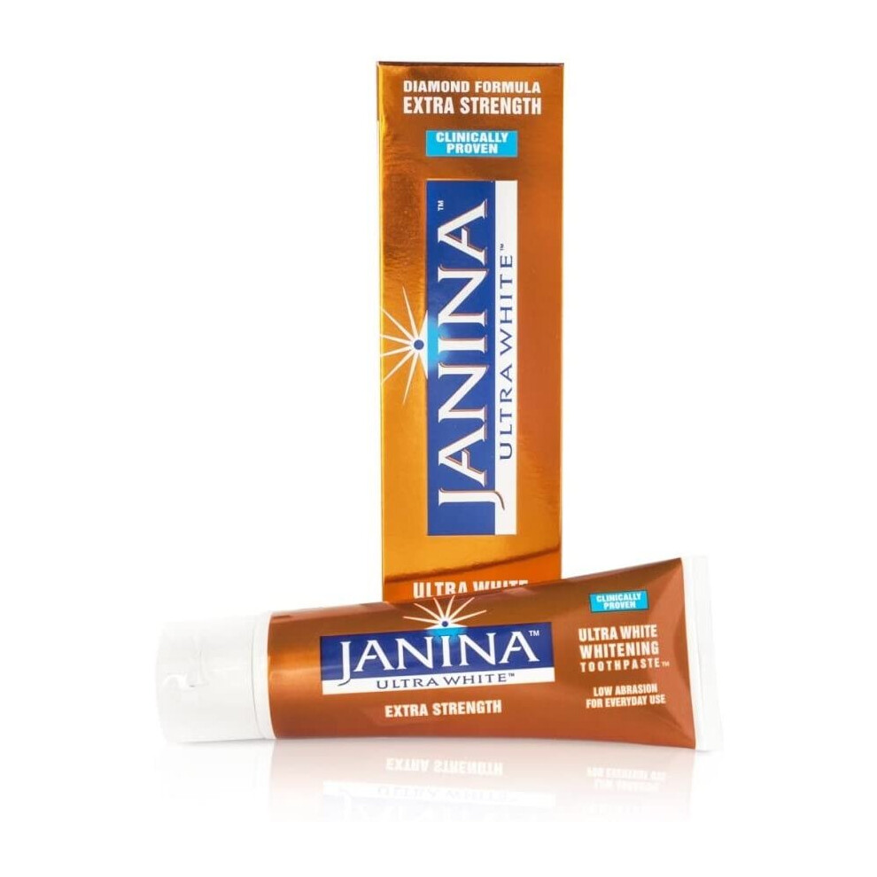 Janina Ultra White Extra Strength Whitening Toothpaste, 75 ml