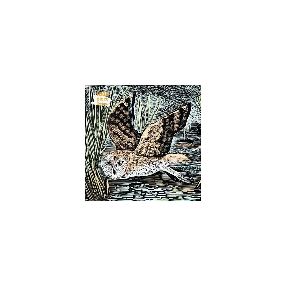 Adult Jigsaw Puzzle Angela Harding: Marsh Owl: 1000-piece Jigsaw Puzzles