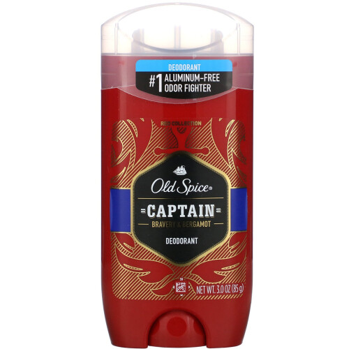 Old Spice Old Spice, Αντιπαρασίτης, Κεφτάν, Βεργάμι, 3 oz (85 g)