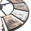 VidaXL vidaXL Vintage Wall Clock with Quartz Movement 60cm XXL Analog Timer Decor 5