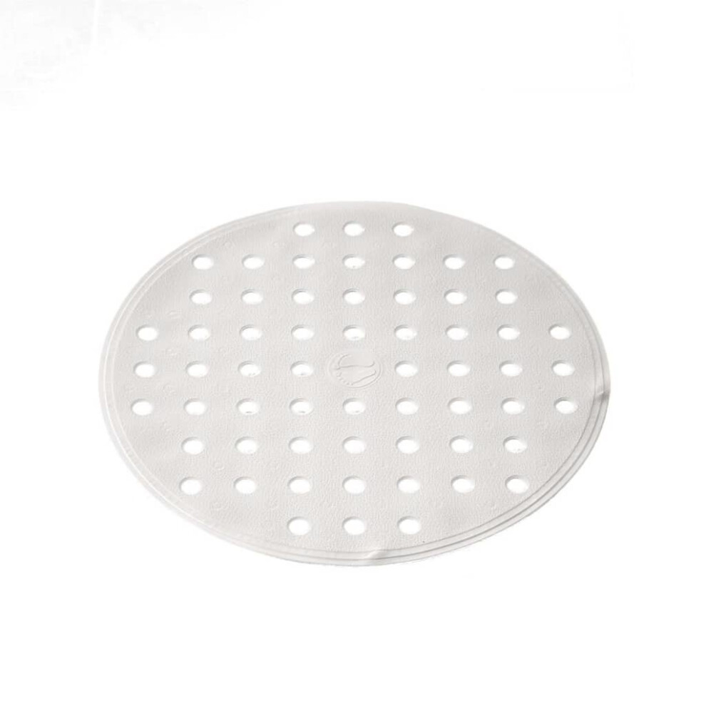 RIDDER Non-Slip Shower Mat Action White Rubber Bathroom Toilet Mat Soft Rug