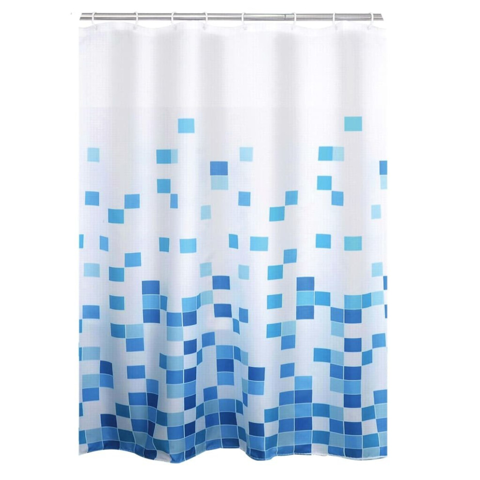 RIDDER Shower Curtain Cubes Textile Plain Bathroom Accessory Shower Houseware