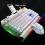 (Gold) LED Gaming Keyboard And Mouse Set Bundle USB Wired Gamer 2