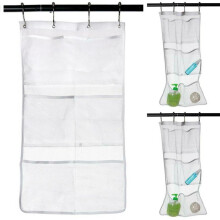 Baby Bath Toy Clothes Tidy Storage Hanging Net Bag Bathroom Mesh Organizer