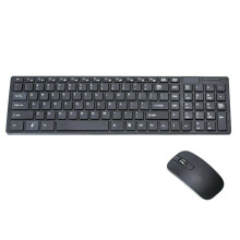 (Black) Wireless Keyboard And Mouse Combo Set