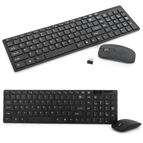 (Black) Wireless Keyboard And Mouse Combo Set 1