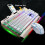(Gold) Gaming Keyboard and Mouse Set Rainbow LED Wired USB Illuminated for PC Laptop 2