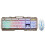 (Gold) Gaming Keyboard and Mouse Set Rainbow LED Wired USB Illuminated for PC Laptop 1