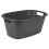 URBN Living (White) Rattan 57 Litre Plastic Laundry Basket Washroom 4