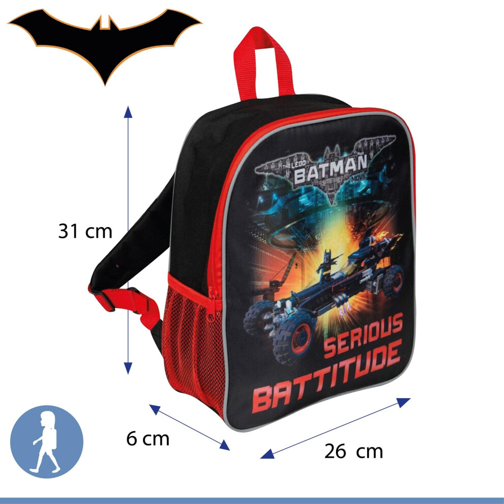 Lego Batman Junior Serious Battitude Backpack