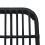 VidaXL vidaXL 3-tlg. Bistro-Set Poly Rattan Schwarz 6