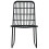 VidaXL vidaXL 3-tlg. Bistro-Set Poly Rattan Schwarz 5