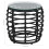 VidaXL vidaXL 3-tlg. Bistro-Set Poly Rattan Schwarz 7