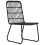 VidaXL vidaXL 3-tlg. Bistro-Set Poly Rattan Schwarz 4