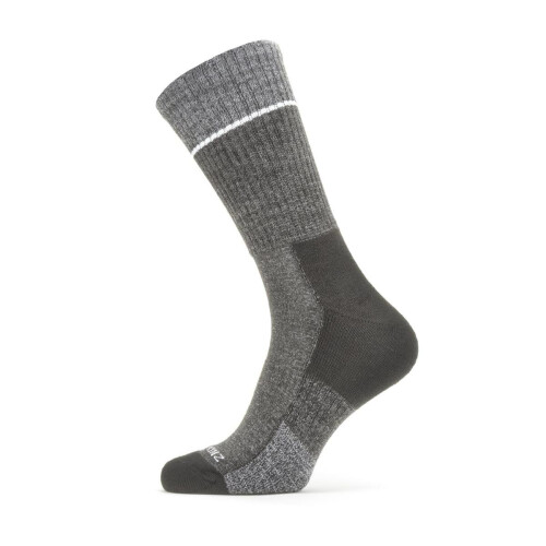 Seal Skinz Solo QuickDry Mid Length Sock Small Black/Grey on OnBuy