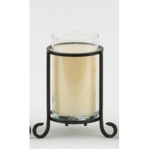 Yankee Candle Yankee Candle Black Scrolls Pillar Candle Holder Set of three 2