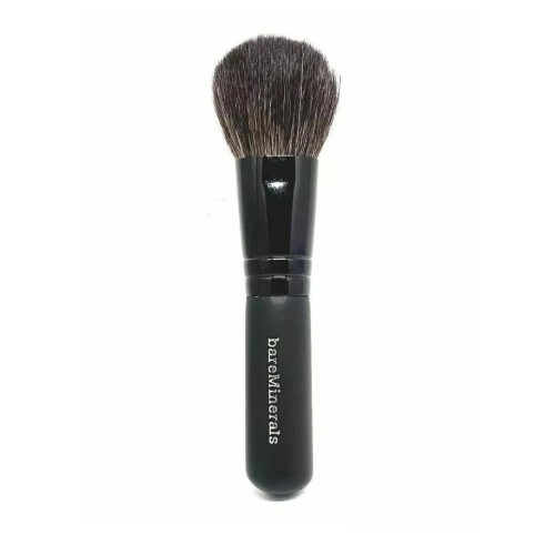 bareMinerals bareMinerals Mini Flawless Face Brush – Travel-Size, 10cm, Soft-Tapered Bristles for Light–Medium Coverage (Black)