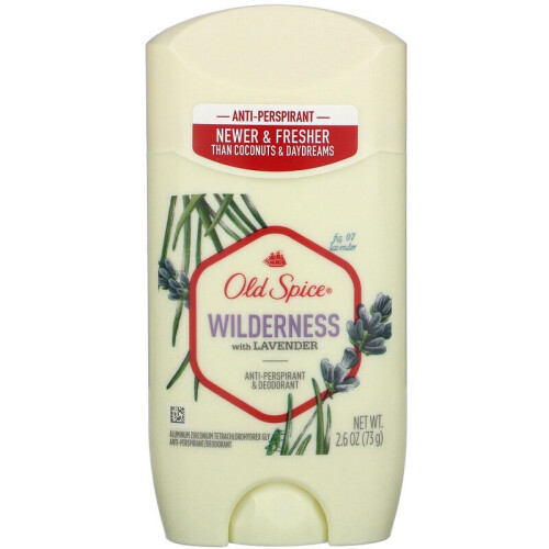 Old Spice Old Spice, Αντιπαρασίτης & Δεοδοράντης, Wilderness με Βούλγαρη, 2.6 oz (73 g)