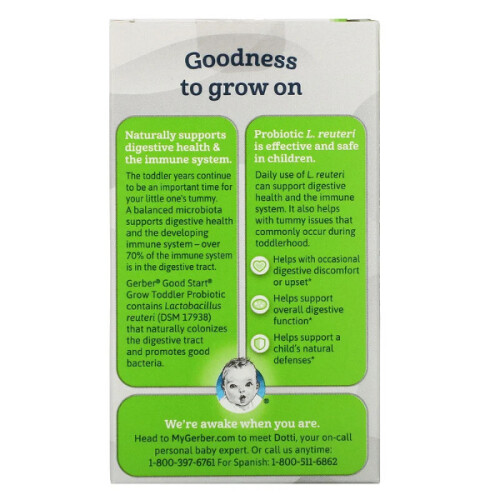 Gerber Gerber, Digestive & Immune Support Probiotic Ages 1+, 30 Packets 2