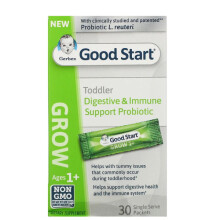 Gerber, Digestive & Immune Support Probiotic Ages 1+, 30 Packets