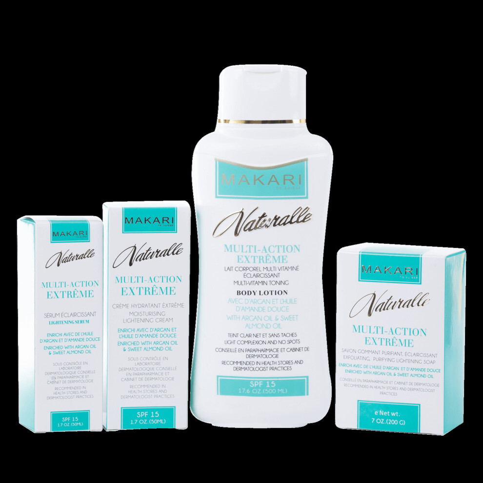 Makari Multi-Action Extreme Body Lotion With Argan Oil & Spf 15 Cream