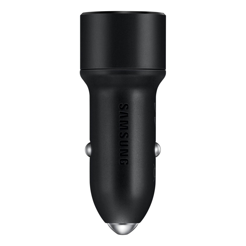 Original Samsung Universal 2-Port USB Car Charger 2A Fast Charge Black