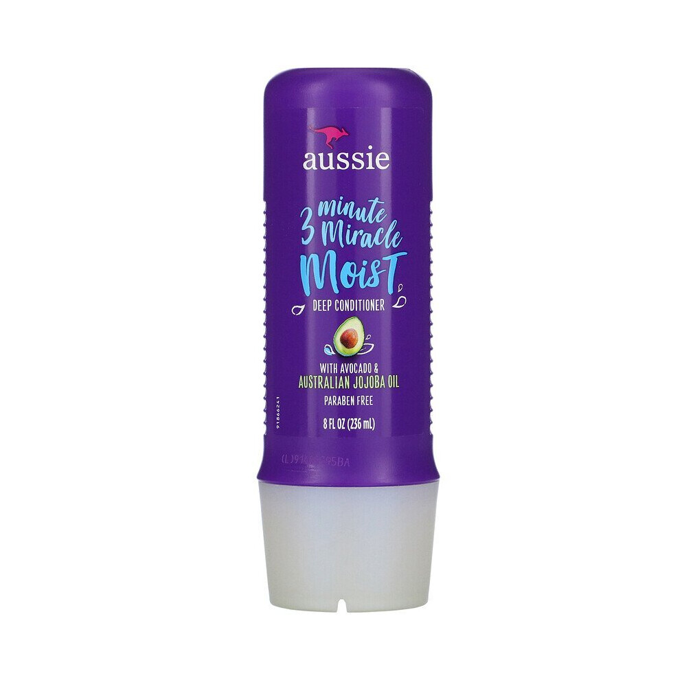 Aussie, 3 Minute Miracle, Moist Deep Conditioner, Avocado & Australian Jojoba Oil