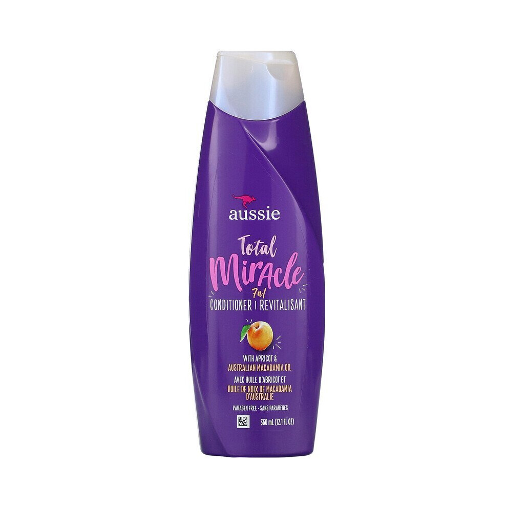 Aussie, Total Miracle 7N1 Conditioner, Apricot & Australian Macadamia Oil