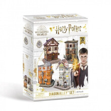 University Games - DIAGON ALLEY 4-1 - Harry Potter 3D Puzzle - Board Game