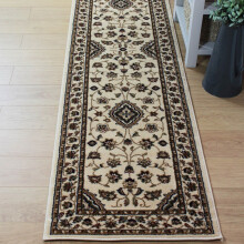 (60x230cm (Runner)) Classic Oriental Chinese Sincerity Soft Sherborne Traditional Hallway Runners Rugs in Beige