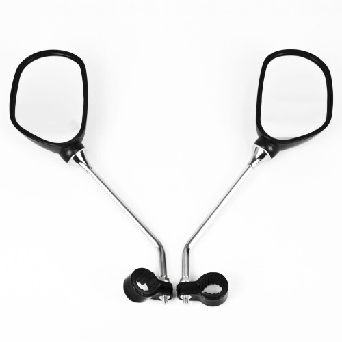 Bicycle Mirror Set Bike Mobility Scooter Handlebar Reflectors Pair 1