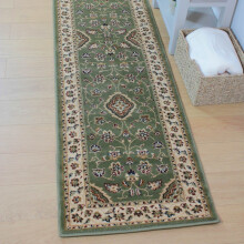(60x230cm (Runner)) Classic Oriental Chinese Sincerity Soft Sherborne Traditional Hallway Runners Rugs in Green
