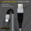 (Grey, 3M) Heavy Duty iPhone Charger Cable for iphone 14 13 12 11 2