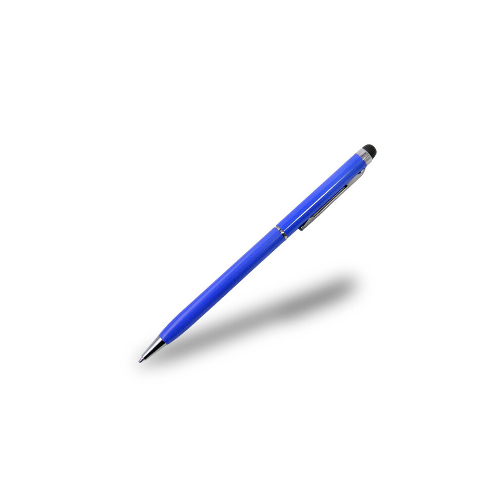 (Blue) Slim 2 In 1 Ballpoint Pen & Capacitive Stylus For Smartphones, Tablets And Pc's Blue 5055546005403