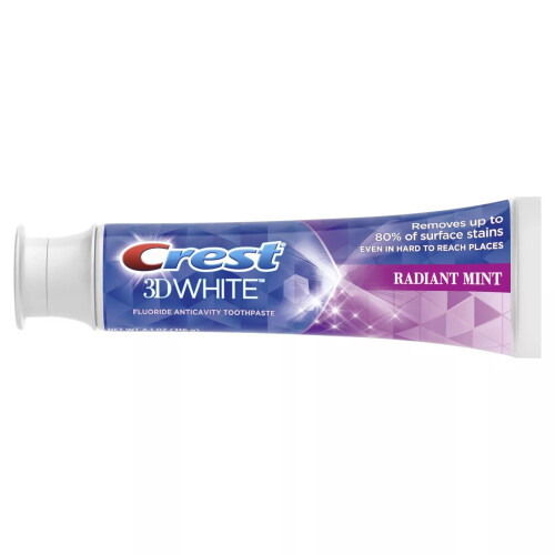 Crest Crest 3D White Radiant Mint Toothpaste, 4.1 oz (116 g) 3-PACK 1