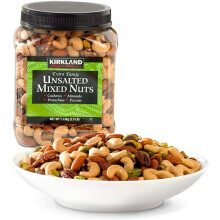 Kirkland Signature Extra Fancy Unsalted Mixed Nuts, 1.13kg - Cashews, Almonds, Pistachios and Pecans