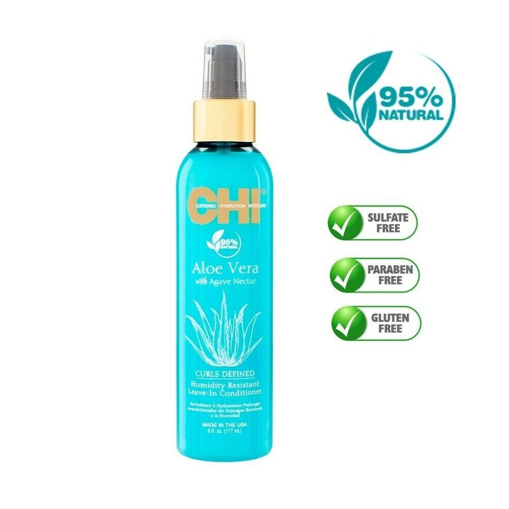 Matrix Biolage Chi Aloe Vera Curls Defined Humidity Resistant Leave-In Conditioner