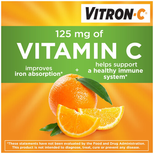 Vitron-C High Potency Iron Supplement with 125 mg Vitamin C, 60 Count 2