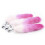 (Pink and White, Large) Fox Tail Butt Plug 2