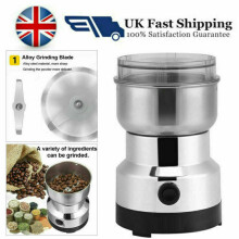 Coffee Grinder 220V Electric Grinding Milling Bean Spice Matte Blender UK Plug