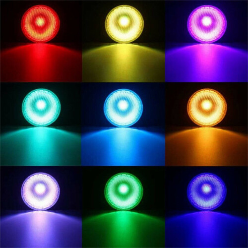 Dimmable Waterproof RGB LED PAR38 Light E27 15W Lamp 220V 2