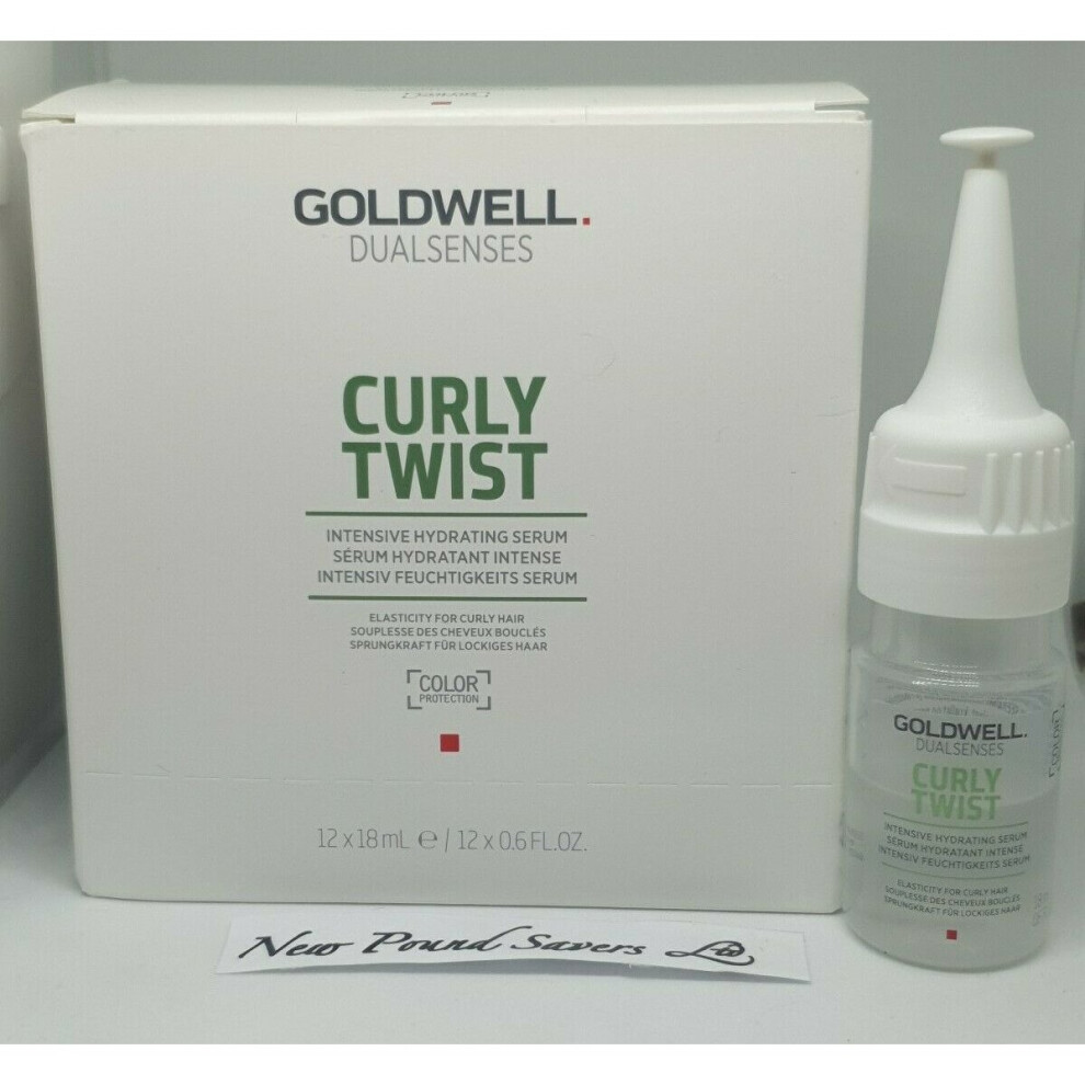 Goldwell Dualsenses Curly Twist Intense Hydrating Serum 12x 18ml