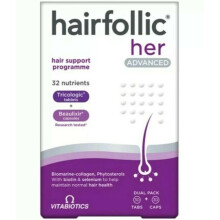 Vitabiotics Hairfollic Her Advanced 60 (30 Tabletten und 30 Kapseln)