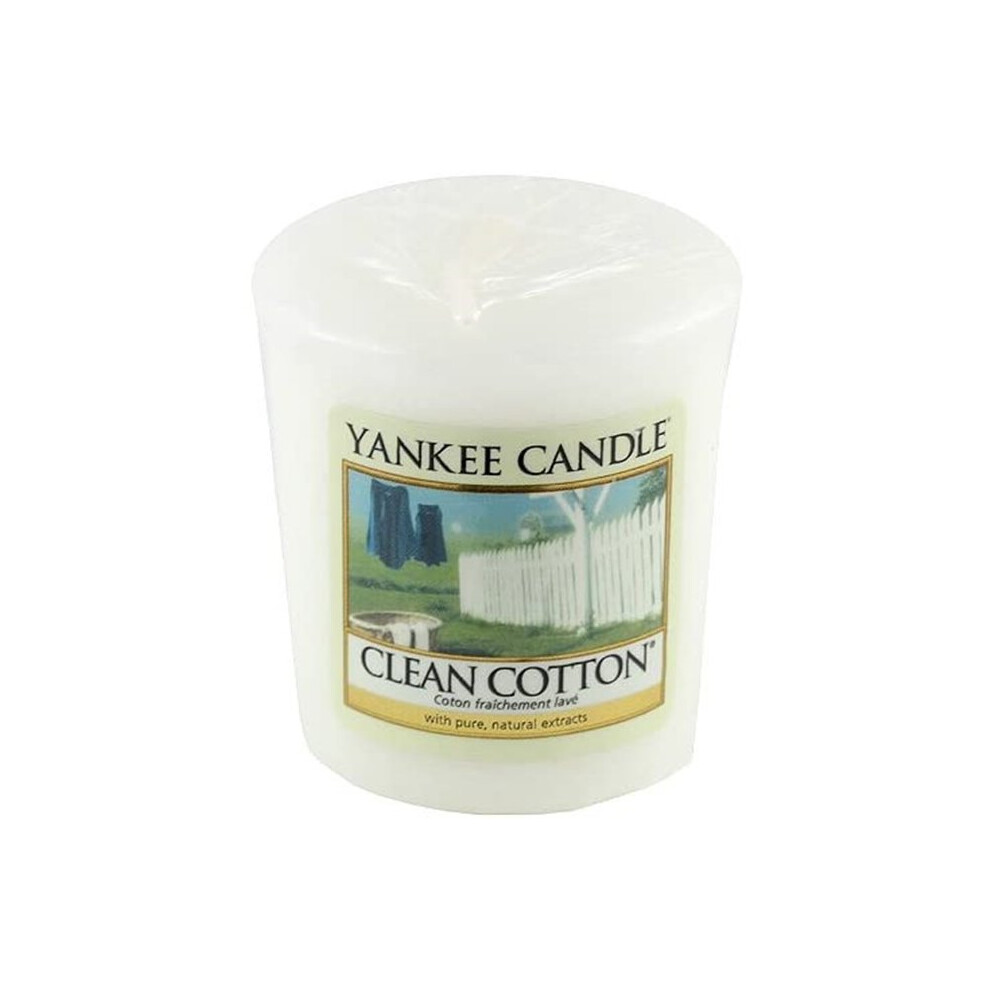 Yankee Candle Clean Cotton Votive Candle Sampler Candle 45g