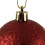 24pc Vickerman White & Red 4-Finish Assorted Ball Ornament Set - 2.4" 2