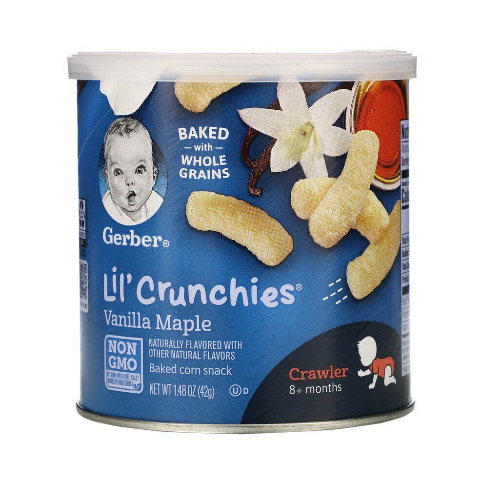 Gerber, Lil' Crunchies, 8+ Months, Vanilla Maple, 1.48 oz (42 g)