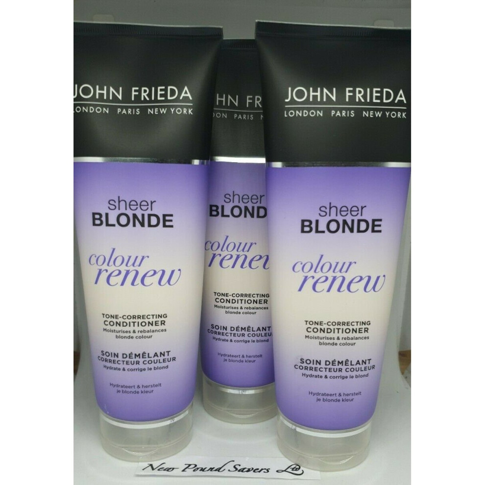 John Frieda Sheer Blonde Colour Renew Tone Correcting Conditioner