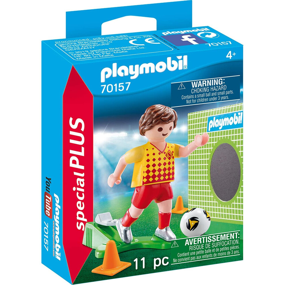 Playmobil 70157 Special Plus Soccer Player With Goal