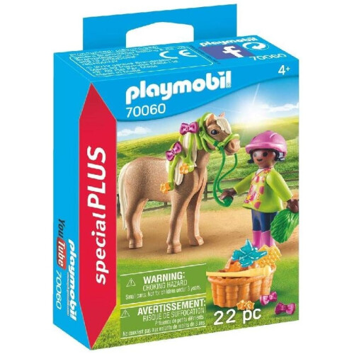 PLAYMOBIL Playmobil 70060 Special Plus Chica con poni