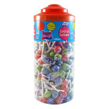Tub of 150 Vidal Lotta Lollies Tongue Painter Lollies Tub